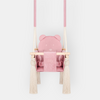Altalena per Bambini in Velluto Rosa - Altalena Interno
