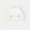 Poltroncina Cameretta a Forma di Orso in Velluto Beige