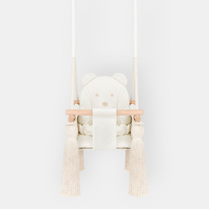 Altalena per Bambini in Velluto Beige - Altalena Interno