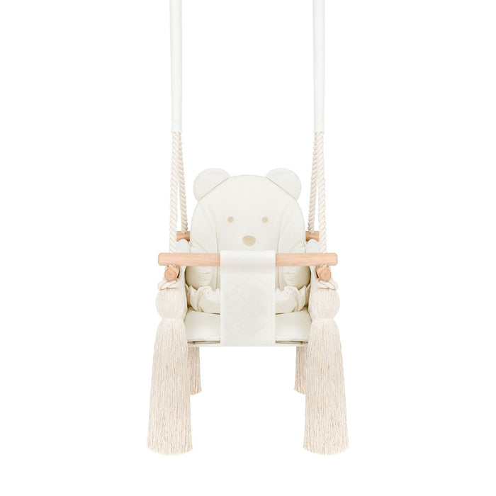 Altalena per Bambini in Velluto Beige - Altalena Interno