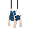 Altalena per Bambini in Velluto Blu Scuro - Altalena Interno