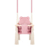 Altalena per Bambini in Velluto Rosa - Altalena Interno
