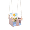 Altalena per Bambini con Motivo Coccodrillo - Altalena Interno con Cuscini