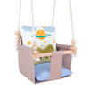 Altalena per Bambini con Motivo Coccodrillo - Altalena Interno con Cuscini
