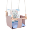 Altalena per Bambini con Motivo Elefante - Altalena Interno con Cuscini