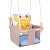 Altalena per Bambini con Motivo Giraffa - Altalena Interno con Cuscini