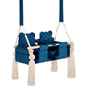 Altalena Doppia per Bambini in Blu Scuro - Altalena per Gemelli