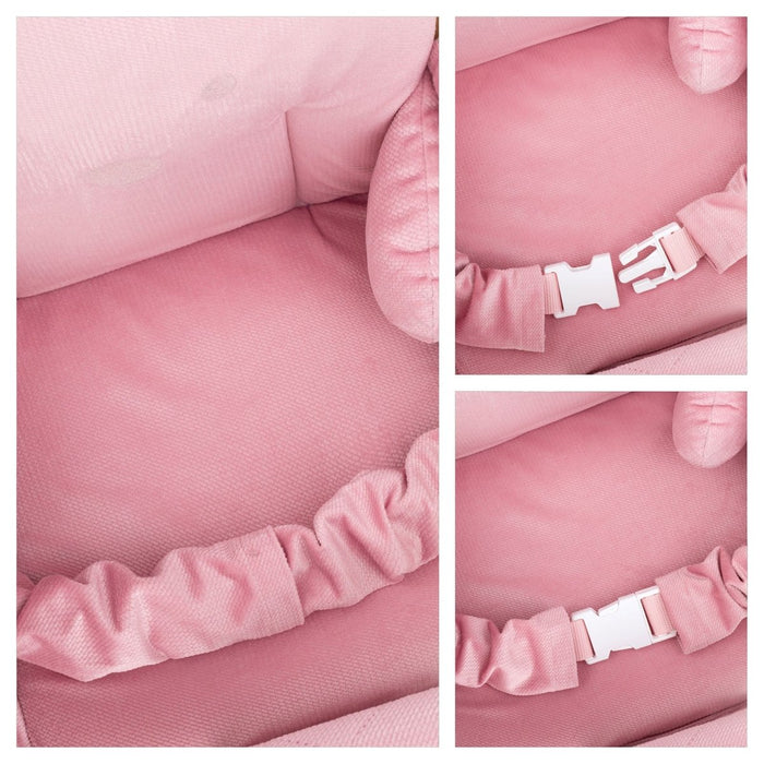 Altalena Doppia per Bambini in Rosa - Altalena per Gemelli