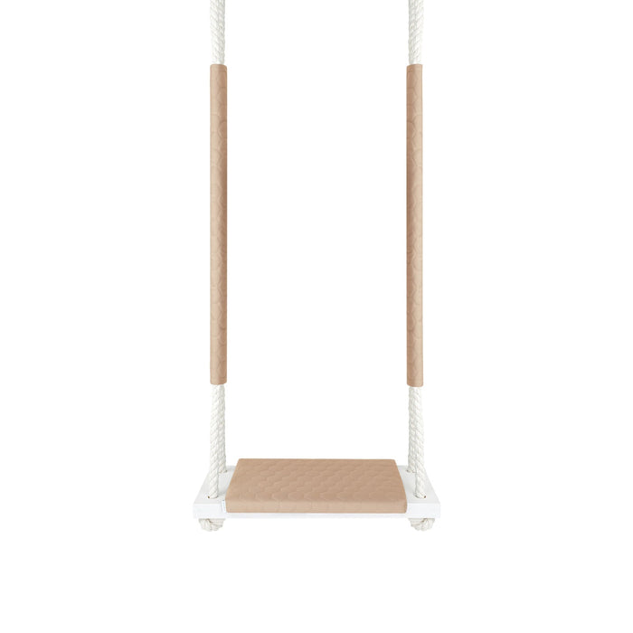 Altalena in Legno da Giardino in Beige - Impermeabile per Esterno e Interno