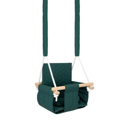 Altalena da Giardino per Bambini in Verde Scuro - Impermeabile per Esterno e Interno