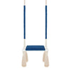 Altalena in Legno Massello per Bambini in Blu Scuro - Altalena Interno