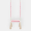 Altalena in Legno Massello per Bambini in Rosa - Altalena Interno