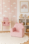 Altalena per Bambini in Velluto Rosa - Altalena Interno
