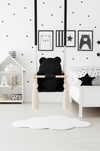 Altalena per Bambini in Velluto Nero - Altalena Interno